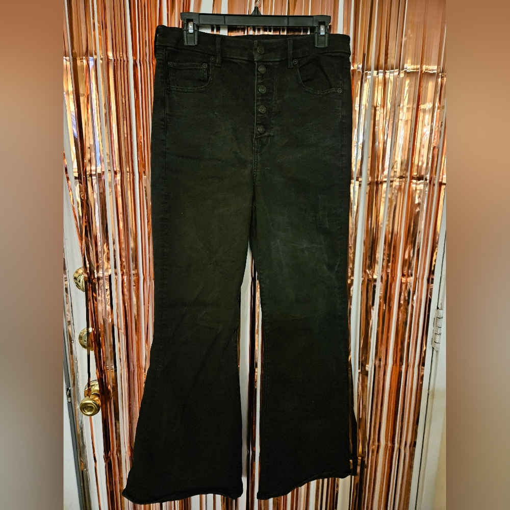 American Eagle Curvy Highest Rise Flare Jean's